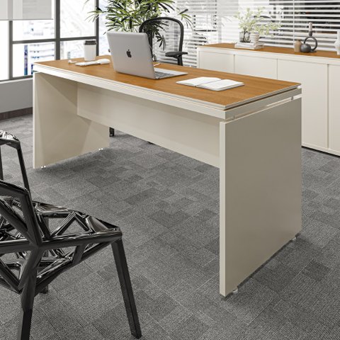 Mesa para Escritório com Tampo Duplo Oslo