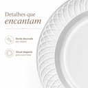 Ver imagem 3 de Jogo 6 Pratos Rasos Hauskraft Divine 27cm Opaline Branco