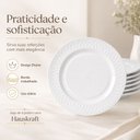 Ver imagem 7 de Jogo 6 Pratos Rasos Hauskraft Divine 27cm Opaline Branco