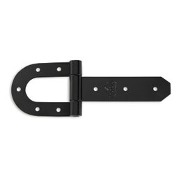 Dobradiça Ferradura Haste Curta N-7 35cm Forsul para Portão, Porteira e Porta Preta - 1