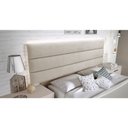 Ver imagem 1 de Cabeceira Sonho Line Queen 1,60m Painel Em Suede Bege