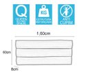 Ver imagem 2 de Cabeceira Sonho Line Queen 1,60m Painel Em Suede Bege