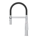 Ver imagem 3 de Torneira Misturador Monocomando Deca Level Motion 2274.c.pt Bica Flexível de Bancada Cromada / Preta