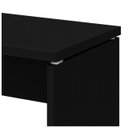 Ver imagem 7 de Mesa Escritório 1,50x0,60m - c/ Gavetas - Preto/Preto - 26021