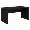 Ver imagem 2 de Mesa Escritório 1,50x0,60m - c/ Gavetas - Preto/Preto - 26021