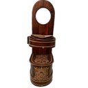 Ver imagem 3 de Kit Chimarrão Mateira de Madeira e Couro e Cuia de Madeira