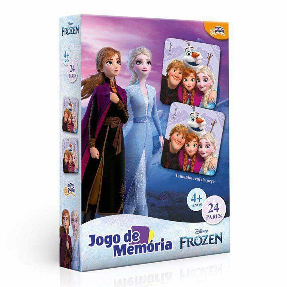 Jogo da Memória Infantil - Frozen - Disney - 48 peças - Toyster ...