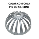 Ver imagem 4 de Ralo Abacaxi Alumínio Fundido 15cm Redondo para Calhas