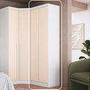 Ver imagem 2 de Guarda-roupa Modulado 2 Portas 3 Gavetas com Cabideiro Infinity