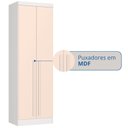 Ver imagem 7 de Guarda-Roupa Modulado 2 Portas 3 Gavetas com Cabideiro Infinity Branco/Line/Blush