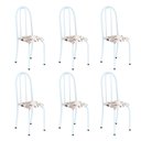 Ver imagem 1 de Kit 6 Cadeiras Tubular 96x36x41 Cm Iris B