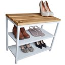 Ver imagem 2 de Sapateira Banco Strassis Design Sd-5003-60 Branco