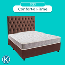 Ver imagem 4 de Kit Cama Box + Cabeceira + Colchão Casal D33 - D33 - Inducol