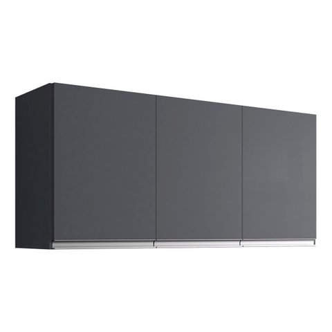 Armário Módulo Aéreo Andreia 120cm 3 Portas - Ajl Móveis