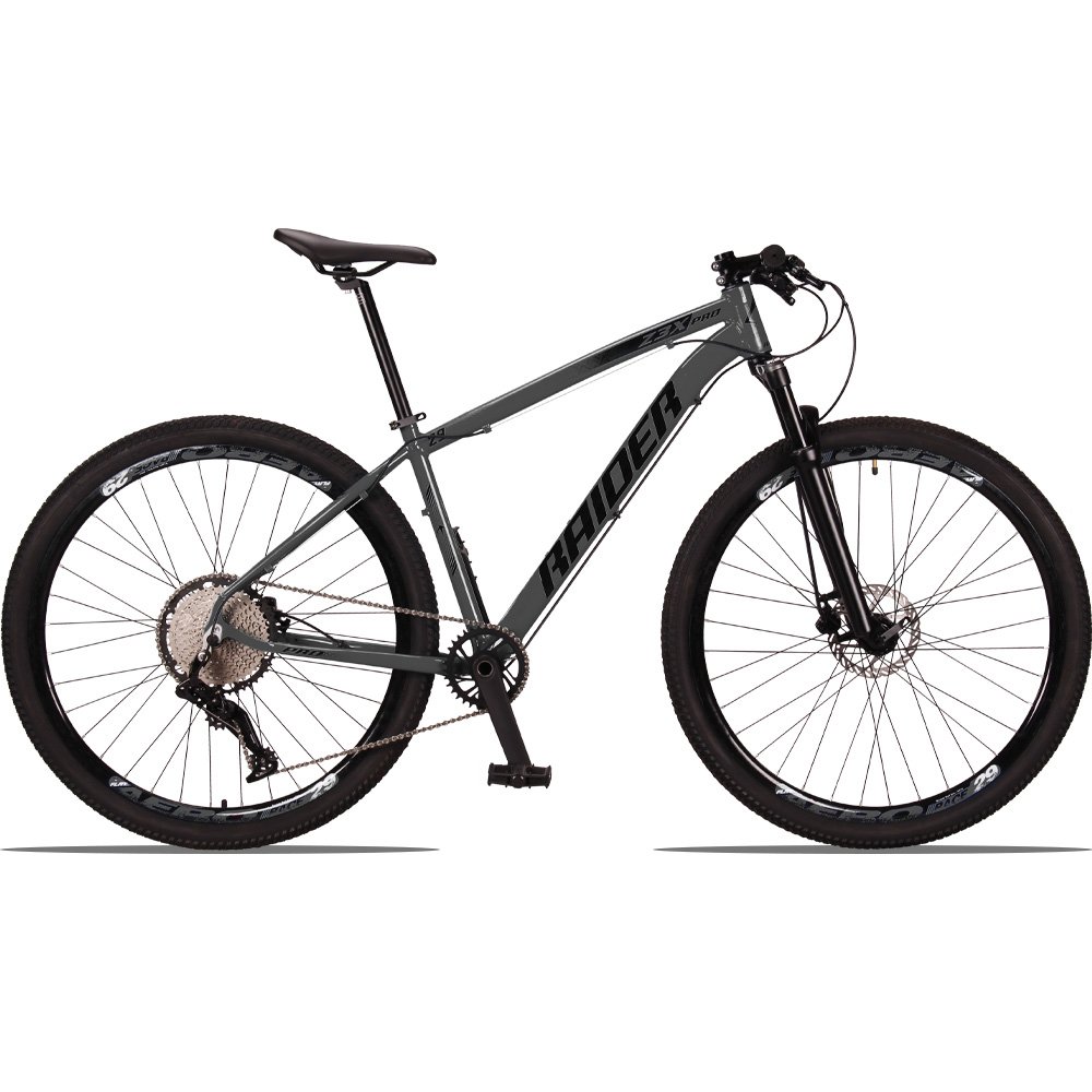 Bicicleta Aro 29 Raider Z3X Pro 12v Câmbio Absolute Freio Hidráulico Suspensão com Trava Grafite e P - 3