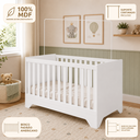 Ver imagem 4 de Berço Peroba Popy Retrô Americano Branco Mini Cama Infantil