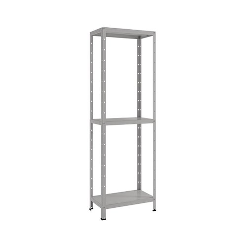 Armario / Estante de Aço 40cm 3 Bandejas Suporta 60kg:cinza