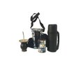 Kit chimarrão Cachorro completo Cuia bomba mateira porta erva e Garrafa - 1