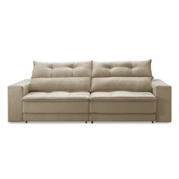 Sofá Retrátil e Reclinável 3 Lugares 1,90m com Molas Emily Suede Adonai Estofados - 8 Sofá Retrátil e Reclinável 3 Lugares 1,90m com Molas Emily Suede Adonai Estofados - 8