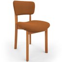 Ver imagem 2 de Cadeira para Sala de Jantar Cozinha Living Estofada Dara L02 Bouclê Terracota - Lyam Decor