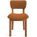 Ver imagem 3 de Cadeira para Sala de Jantar Cozinha Living Estofada Dara L02 Bouclê Terracota - Lyam Decor