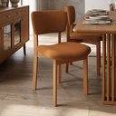 Ver imagem 4 de Cadeira para Sala de Jantar Cozinha Living Estofada Dara L02 Bouclê Terracota - Lyam Decor