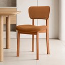 Ver imagem 1 de Cadeira para Sala de Jantar Cozinha Living Estofada Dara L02 Bouclê Terracota - Lyam Decor