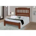 Ver imagem 1 de Cama Queen Size Viena de Madeira Maciça Angelim Pedra Tauari Castanho