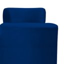 Ver imagem 3 de Puff Athena Decorativo Quarto Suede Azul Marinho - Belliv Decor