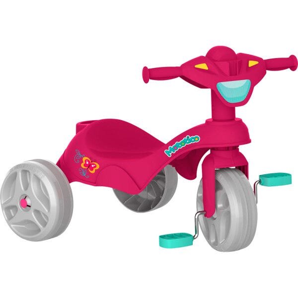 Triciclo Velotrol Motoca Infantil Empurrador Velocípede Dino