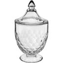 Ver imagem 1 de Potiche Bomboniere Redondo Home&co com Tampa Eco Crystal 19x11x11cm Transparente