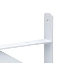 Ver imagem 3 de Suporte Mão Francesa Reforçada 40cm 50kg Aço Branco Kala