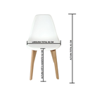 Ver imagem 3 de Cadeira Charles Eames Solid Wood 131pp Branca