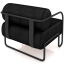 Ver imagem 7 de Kit 02 Poltronas Decorativa Pés Industrial Moscou K01 Couríssimo Preto - Lyam Decor