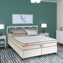 Ver imagem 2 de Colchão Casal Pequim 138x188cm Molas Ultralastic Softgel Inducol Cr445c Branco/bege