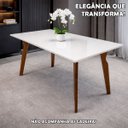 Ver imagem 3 de Mesa de Jantar Bella 120cm 4 Lugares Madeira com Tampo MDF