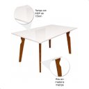 Ver imagem 7 de Mesa de Jantar Bella 120cm 4 Lugares Madeira com Tampo MDF