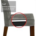 Ver imagem 7 de Conjunto Sala de Jantar Mesa Tampo de Madeira 6 Cadeiras Allegro Madesa