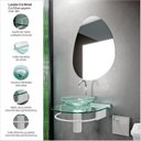 Ver imagem 5 de Lavabo com Espelho Orgânico 44x52cm Jade