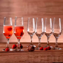 Kit 6 Taças Buffet Champanhe 186ml Nadir Figueiredo Champagne Vidro - 2