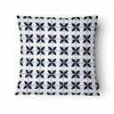 Ver imagem 1 de Capa para Almofada Elegance 43x43cm - Belchior - Azul e Cinza/ Flor