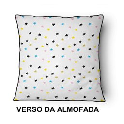 Capa para Almofada Scandi com Cordonê 43x43cm - Belchior - Branco/ Hola - 2
