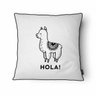 Capa para Almofada Scandi com Cordonê 43x43cm - Belchior - Branco/ Hola - 1