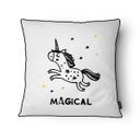 Ver imagem 1 de Capa para Almofada Scandi com Cordonê 43x43cm - Belchior - Branco/ Magical