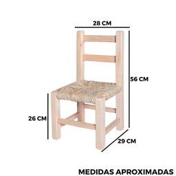 Cadeira de Palha Infantil - 7