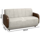 Ver imagem 6 de Sofá Orgânico Curvo Malbec 2 Lugares 130cm Bouclê Facto - Sofa Store:bouclê Bege Marfim