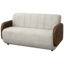 Ver imagem 1 de Sofá Orgânico Curvo Malbec 2 Lugares 130cm Bouclê Facto - Sofa Store:bouclê Bege Marfim