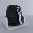 Ver imagem 2 de Suporte para Airfryer e Eletrodomésticos Pequenos 3 a 5l Branco