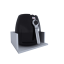 Ver imagem 3 de Suporte para Airfryer e Eletrodomésticos Pequenos 3 a 5l Branco