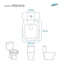 Ver imagem 3 de Tampa de Vaso Polipropileno Mariana Branco para Bacia Icasa